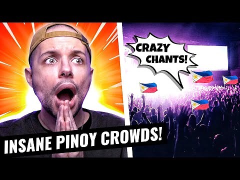 When FILIPINO crowds steal the artist's spotlight at concerts! REACTION