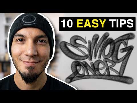 10 EASY Graffiti Techniques to Style Your Graffiti!
