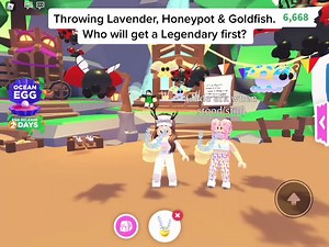 Lavender, Honeypot, Goldfish: Adopt Me Legendary Race!
