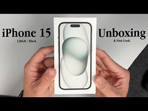iPhone 15 (Black) – Quiet Unboxing & First Look