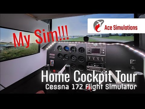 2024 Home Sim Tour - Cessna 172 Cockpit with Microsoft Flight Simulator #simulator
