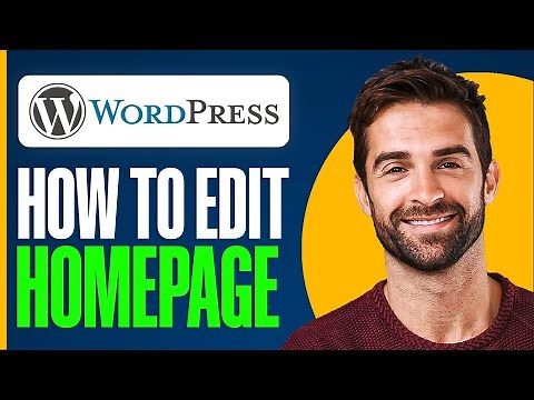 How to Edit a WordPress Homepage (Easy Tutorial)