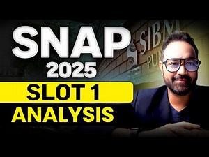 SNAP 2025 6 Dec Slot 1 Complete Live Analysis | What To Expect In SNAP Exam Slot 2 ?