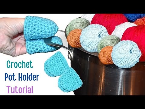 Crochet Pot Holder Tutorial | Beginner-Friendly & Easy Pattern
