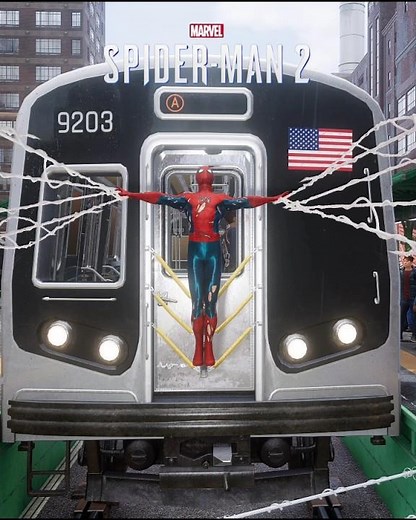 When a Brand New Spider-Man Tries to Stop a Train