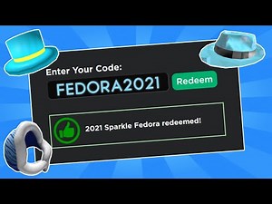 2021 *6 CODES!* ALL Roblox Promo Codes For FREE Hats and Robux! (January 2021)