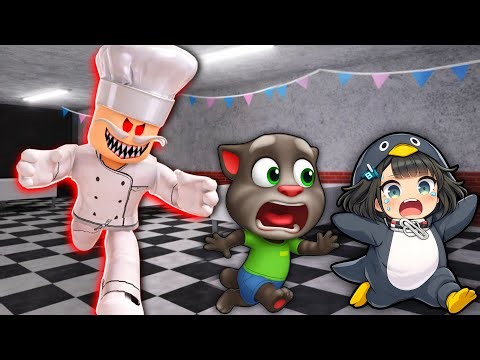 Talking Tom plays: Escape The Pizzeria - Roblox Obby - Talking Tom and Friends #Roblox #talkingtom