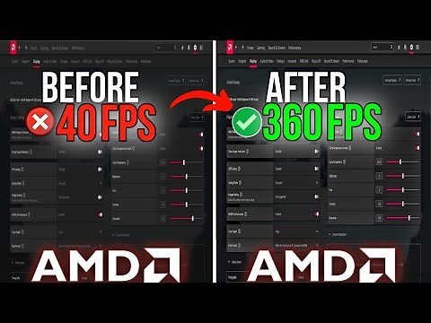 AMD RADEON SETTINGS: 🔧BEST AMD SETTINGS To Boost FPS For Gaming - NEW & IMPROVED Tweaks!