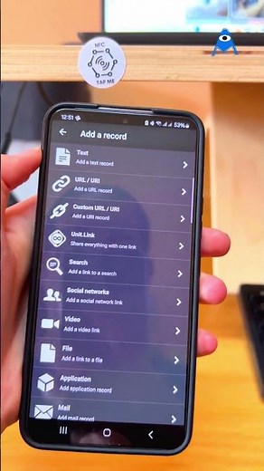 Easily read and write your contact info using the NFC Tools app #NFC #CardMonster #SmartTech