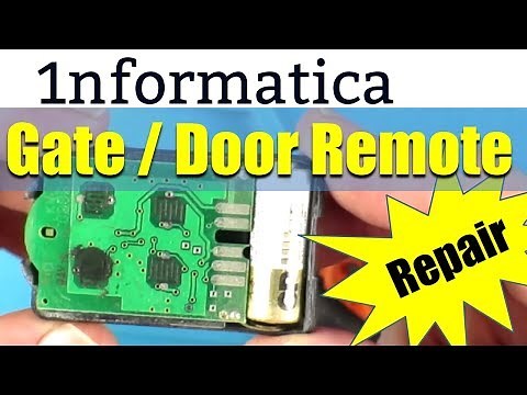 Gate / Garage Remote Control Repair Fix