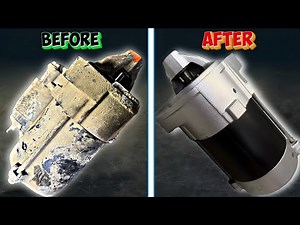 Car Starter Motor RESTORATION | How to REBUILD Starter Motor