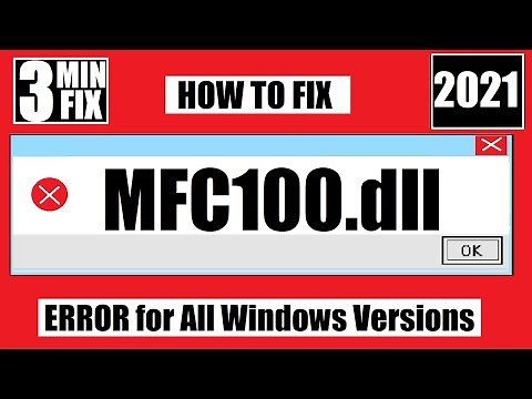 ✅ How To Fix MFC100.dll Missing ❌ Not Found Error 💻 Windows 10\\11\\7 💻 32 bit/64 bit 🅽🅴🆆