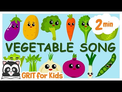 Vegetable song | やさいのうた | learn the vegetables | Grit for kids original | 英語の歌 | 子どもの歌