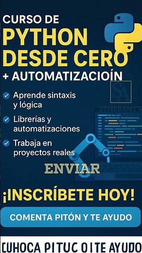 Curso de Python Desde Cero | Automatización Fácil y Práctica 🐍