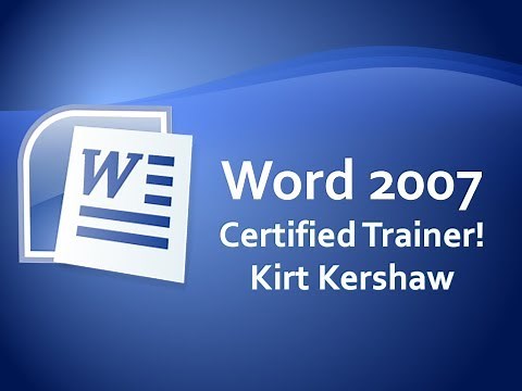 Word 2007: Basic Introduction