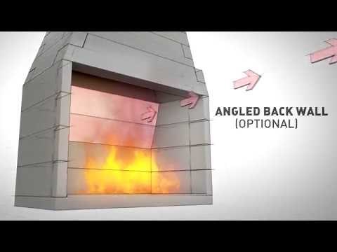 FireRock Pre Engineered Masonry Fireplace