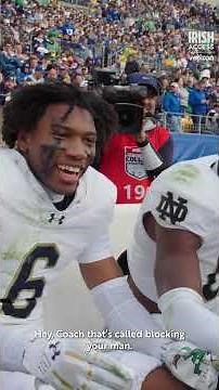 Adon Shuler is a game changer 🔥💪 #GoIrish #shorts