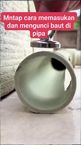 148K views · 674 reactions | Mantap cara memasukan dan mengunci baut di pipa #Reaction #tif #trick #46 #MetalCutting #DrillConversion #Metalworking #DIYTools #MetalFabrication #PowerTools #Handyman #DIYProjects #ToolTips #MetalworkingTools | Sy Sofiansyah | Facebook