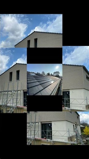 Exterior cladding in wood combined with a roof.#wow #wood #woodworking #house #new #architecture