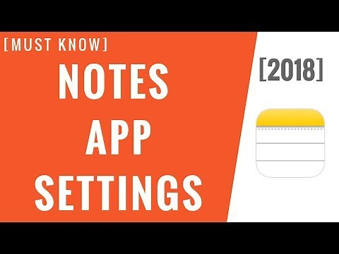 Important Notes App Settings! [Step-By-Step]