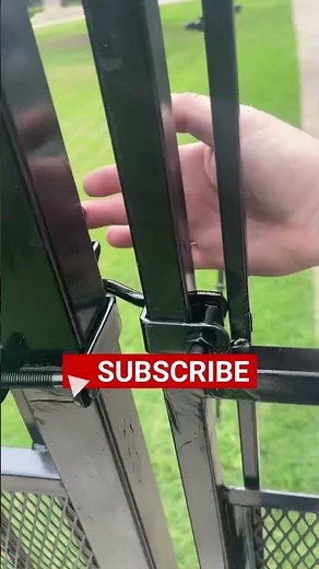 correct way to install a gravity latch on your wrought iron gate in Parker Texas #shorts #diy