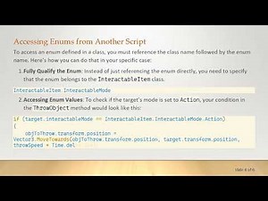 Accessing Enums in Unity