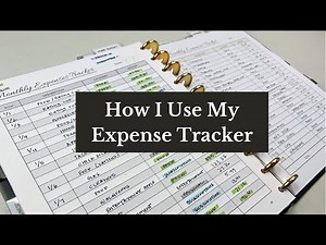 How I Use My Expense Tracker In My Budget Planner