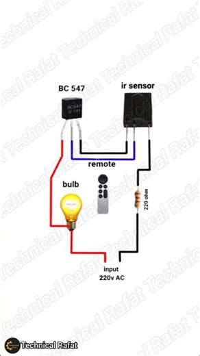 IR Sensor Remote Control Circuit