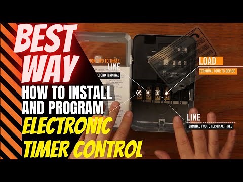 How To Install and Program an Intermatic Electronic Timer Controller