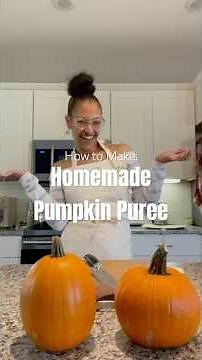 How to Make Homemade Pumpkin Puree