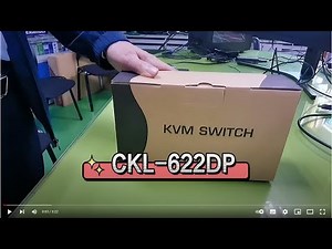 CKL-622DP Unboxing & Video Demo - How to Set up DisplayPort KVM Switch Dual Monitors for 2 Computers