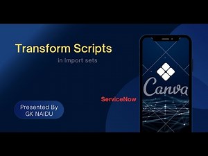Transform script in serviceNow