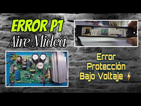 🛠️ How to Diagnose and Repair Error P1 in Midea Air Conditioners