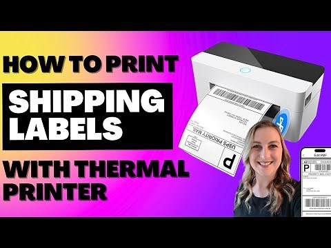 How To Print Shipping Labels With A Thermal Printer | SHIPPING 101
