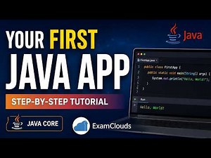 Your First Java Program Step by Step ☕ Java Tutorial for Beginners