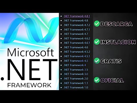 Como Descargar e Instalar Microsoft NET Framework [2024] OFICIAL