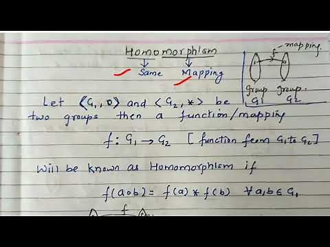Homomorphism - lecture 47/ discrete mathematics