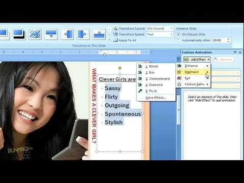 How to Add Text Transitions and Animations in PowerPoint