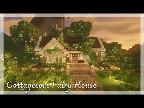 [Minecraft] 🌿 Cottagecore Fairy House Tutorial / Mizuno's 16 Craft