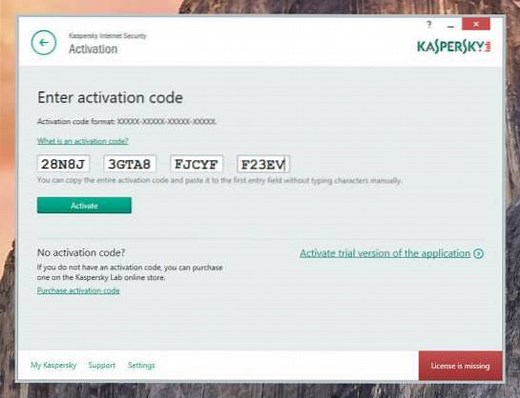 code d'activation kaspersky 2021 gratuit