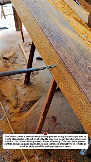 Simple Manual Wood Drilling That Boosts Productivity Fast
