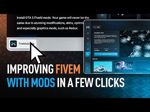 How FiveMods Let You Auto-Install Mods on FiveM | App features preview