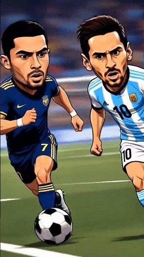 Ronaldo and messi animation