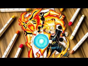 Drawing NARUTO & KURAMA 🔥 [ Naruto Shippuden ]