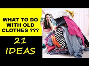 21 AMAZING IDEAS TO REUSE OR RECYCLE OLD CLOTHES INTO SOMETHING NEW @diyprocessbyhema