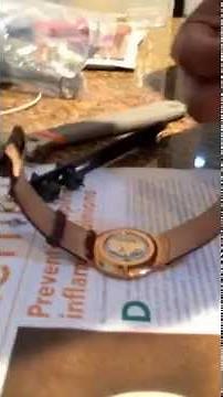 How to close snap off watch cover without watch press