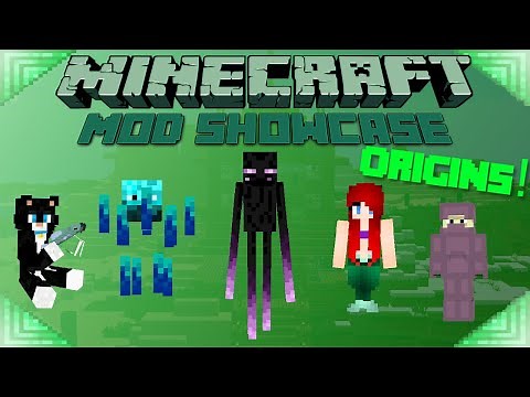 ORIGINS! (Minecraft Mod Showcase) SPECIES ABILITIES!