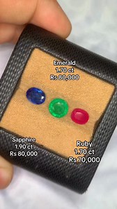 2.3K views · 55 reactions | 3 different ruby emerald sapphire gemstone for sale available for more details +923459311035 WhatsApp | Zubair Ali gems | Facebook