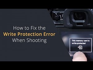Card Write Protection Error For SD Card | Fix The Memory Card Is Write Protected Error