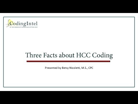 Three Facts about HCC Coding